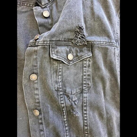 Pacsun Denim Los Angeles Embroidered Jacket Size L - Picture 2 of 7